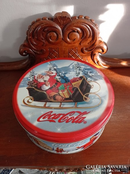 Karácsonyi Coca-Cola pléh doboz