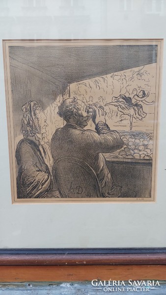 Caricature by Honoré Daumier (1808-1879).