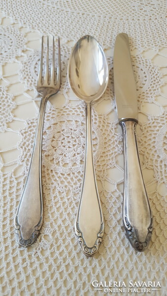 Gr 90, silver-plated cutlery set 25 pcs.