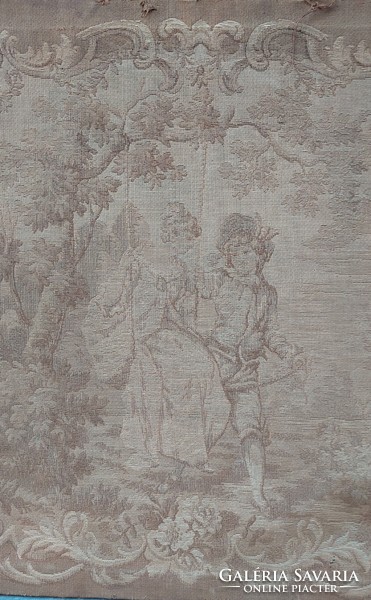 Pair of antique tapestries