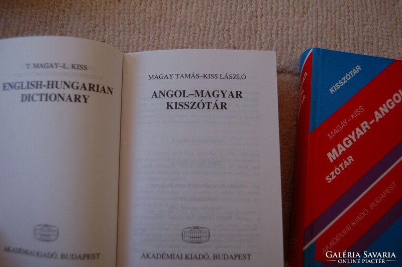 Magay tamás-kiss laszló English-Hungarian, Hungarian-English dictionary