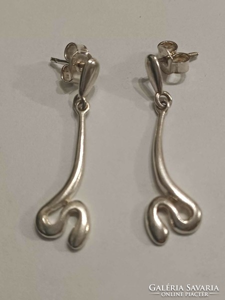 Silver earring