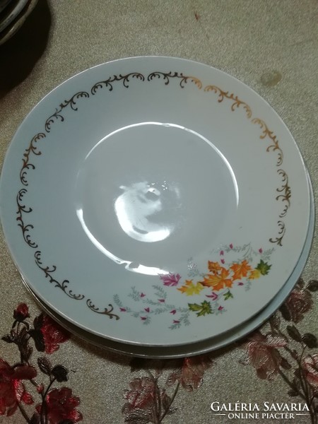 Porcelán tányérok 2 db  . A képeken látható állapotban van
