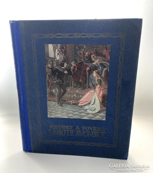 Szecessziós illusztrációkban gazdag antik prágai Shakespeare-kiadvány 1913-ból