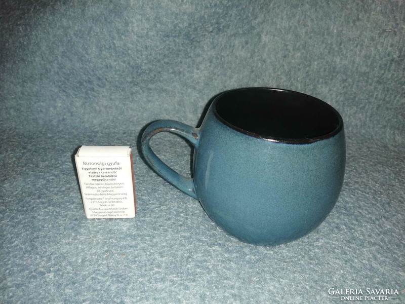 Porcelain blue mug (a3)