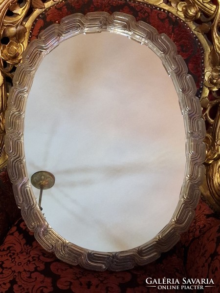 Beautiful retro oval mirror