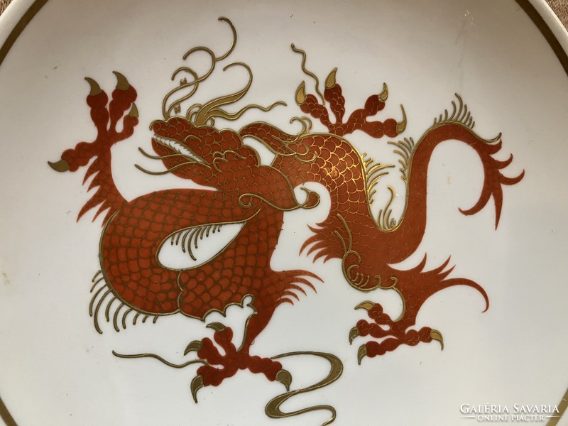 Dragon wallendorf porcelain decorative plate wall plate 2311 17