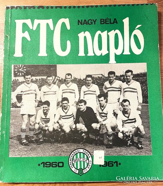 Béla Nagy: ftc diary 1960-1960 and 1964-1966 antique books, Fradi diaries