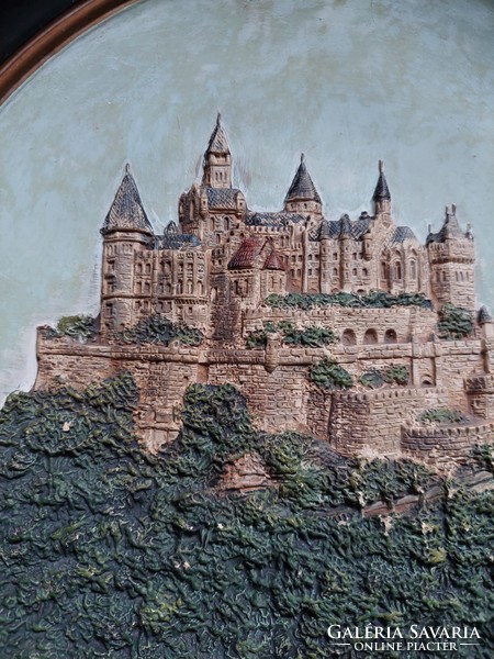 Johann Maresch Hohenzollern Castle wall plate