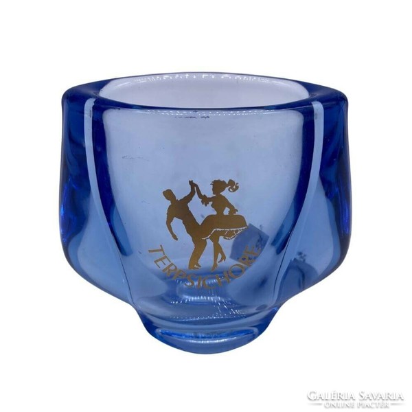 Danish small glass vase m00695