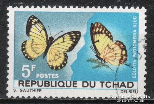 Butterflies 0102 Chad €0.30