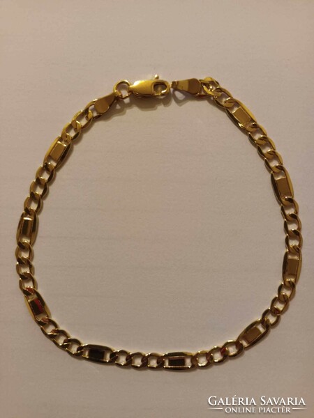 Gold men's bracelet