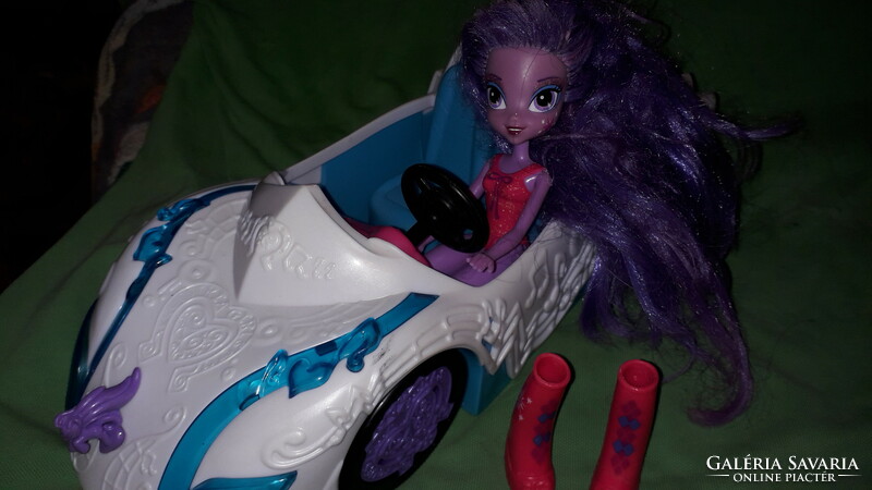 Beautiful condition hasbro my little pony equestria girls cabrio car + pony girl doll according to the pictures