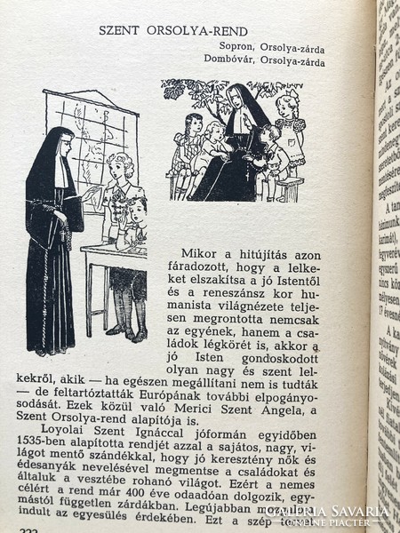 Ha az ő szavát halljátok, 1943 - gazdagon illusztrált könyv a zárdák életéről