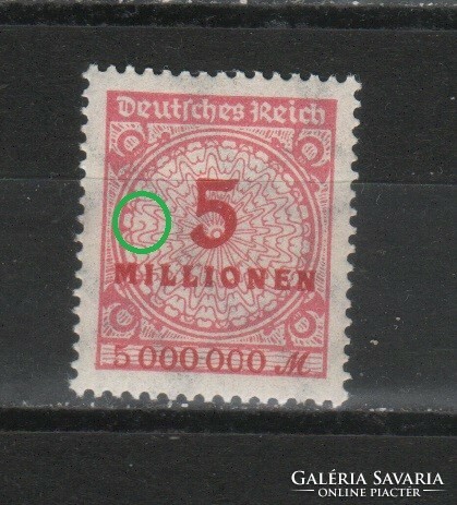 Misprints, curiosities 1328 (reich ) mi 317 a ht EUR 3.00