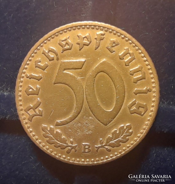 Német III. Birodalom 50 pfennig  1940 B (2) . POSTA VAN  ! Olvass !