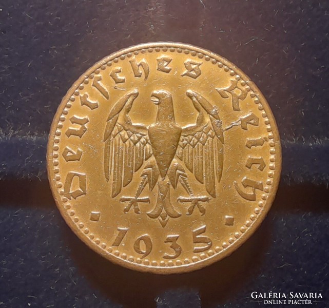 Német III. Birodalom 50 pfennig  1935 D . POSTA VAN  ! Olvass !