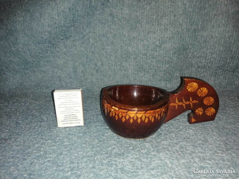 Carved wooden cup (a3)