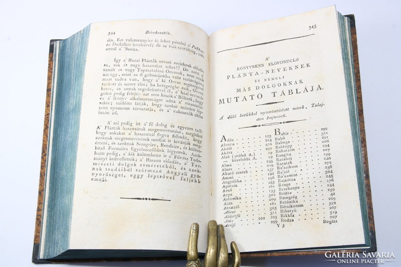 1813 - Orvosi fűvész könyv - Gyönyörű állapotban - nyomdatiszta példány !!