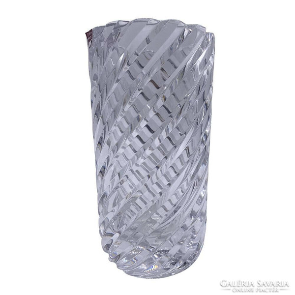 Orrefors colorless crystal vase m00684