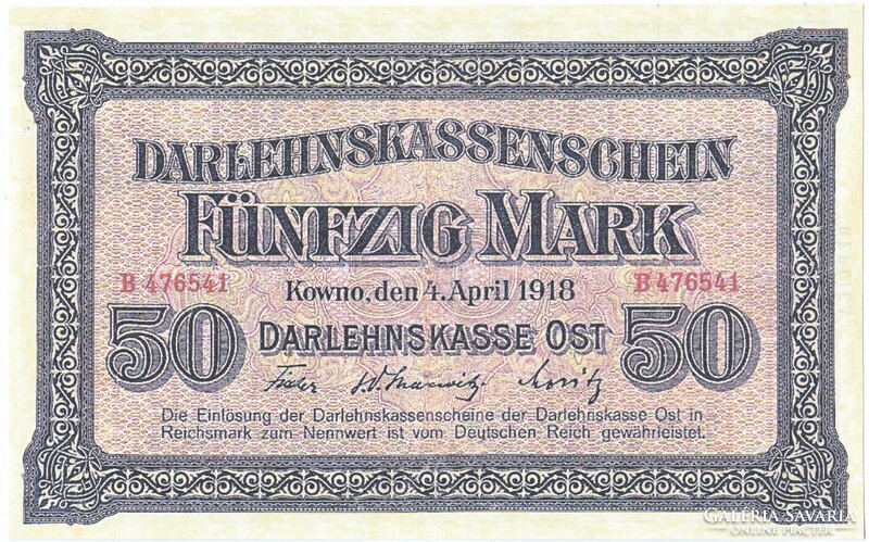 Németország 50 Német papírmárka 1918 REPLIKA