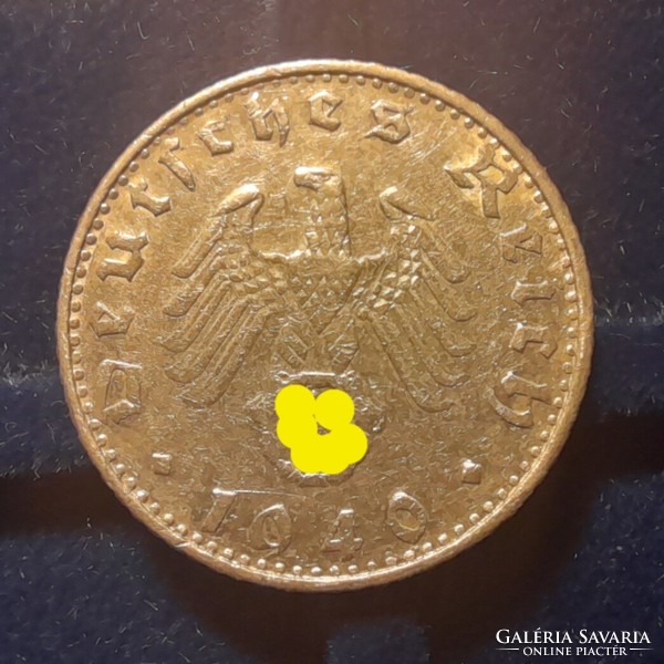 Német III. Birodalom 50 pfennig  1940 B (2) . POSTA VAN  ! Olvass !