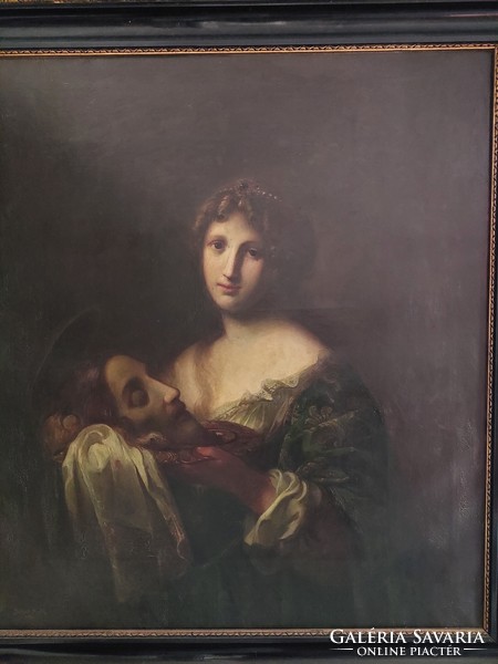 Szilvitzky Krisztina hatalmas"  Herodias " festménye 104 x 117 cm.