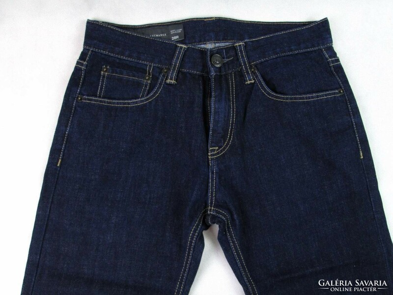 Original Armani exchange boot / jambe semi-evasee (w28) women's dark blue jeans