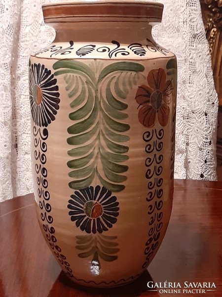 Korondi kerámia váza 35 cm magas