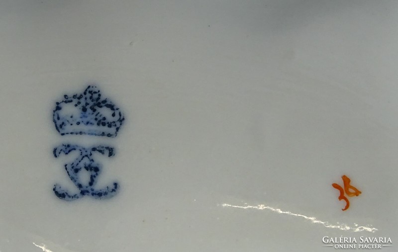 0G322 Antik Ludwigsburg porcelán páros