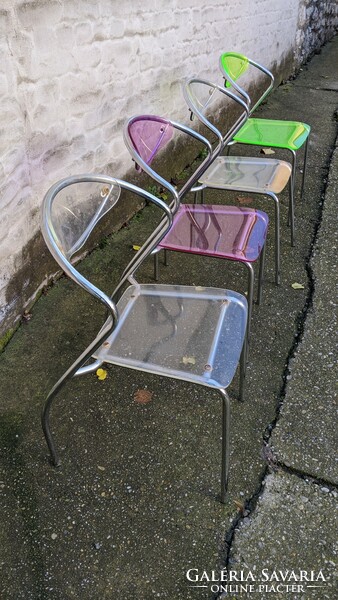 Plexiglas chairs (4 pcs.)