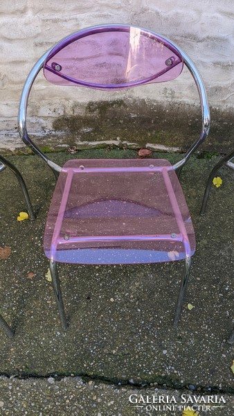 Plexiglas chairs (4 pcs.)