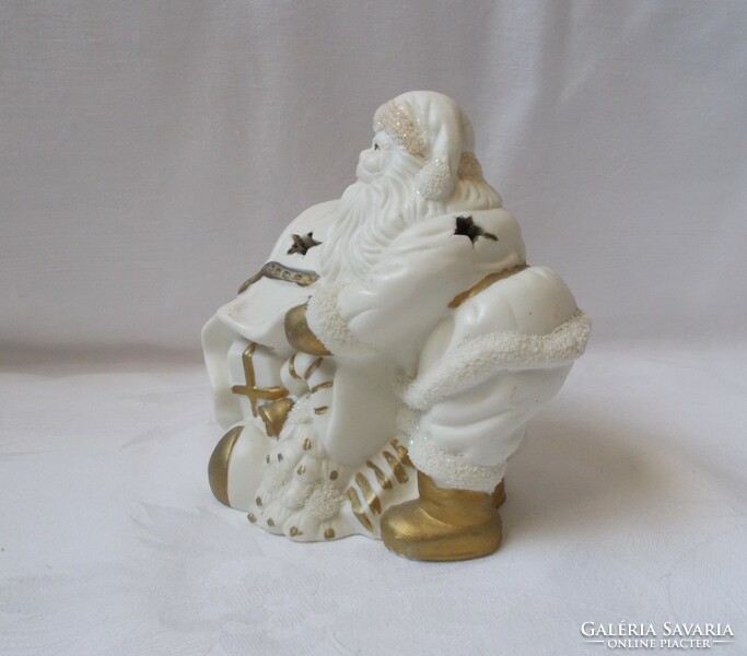 Christmas, Santa biscuit candle holder