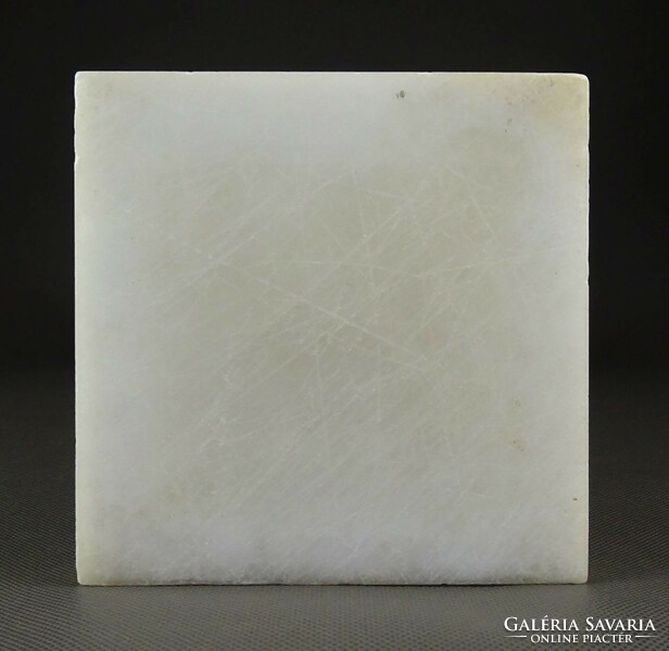 1F850 Antik nagyméretű faragott márvány feszület 42 cm 1887