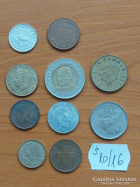 Mixed coins 10 s10/16