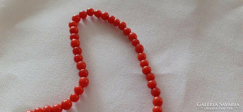 Old coral necklace