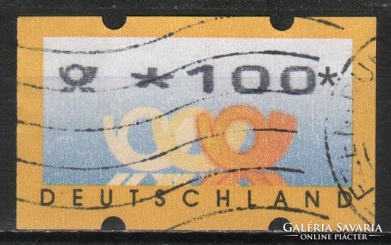 Autómata bélyegek 0061 (Német) Mi autómata 3  1   100 Pfg.  1,50 Euró