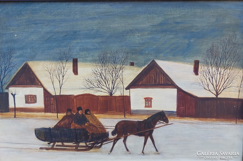 István Kurucz's sleigh