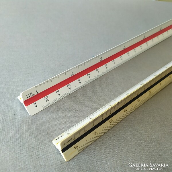 Triangular scale ruler for sale! 2 Pcs