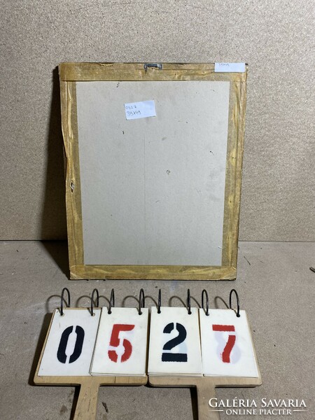 Vintage calendar from 1987, paper, size 40 x 50 cm.