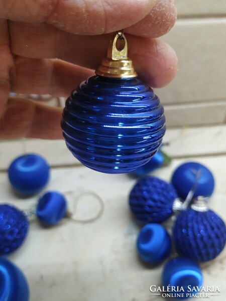 Retro Christmas tree decoration for sale! Blue ball, Christmas tree ornament for sale!