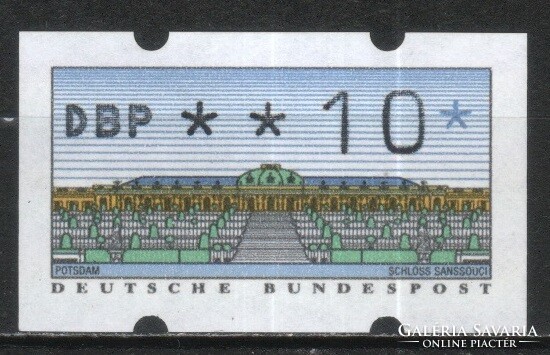 Autómata bélyegek 0034 (Német) Mi autómata 2  1.1 postatiszta  10 Pfg.   1,50 Euró