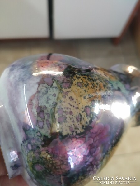 Beautiful iridescent porcelain vase for sale!