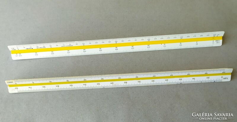 Triangular scale ruler for sale! 2 Pcs