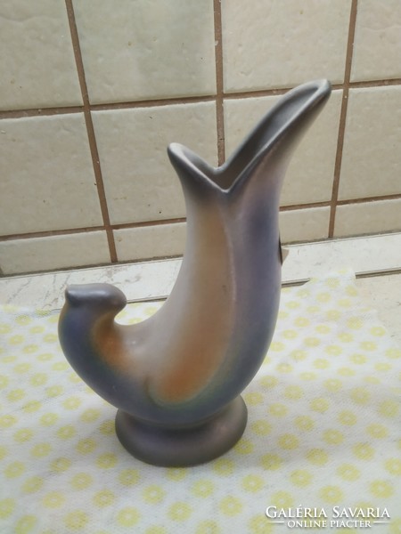 Nicely shaped, applied art ceramic vase for sale!
