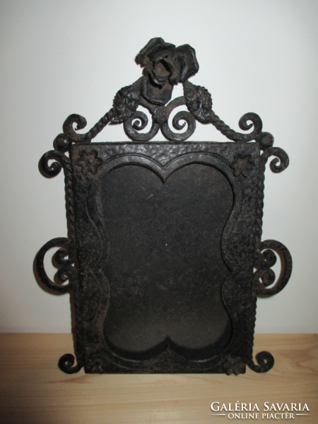 Wrought iron picture frame