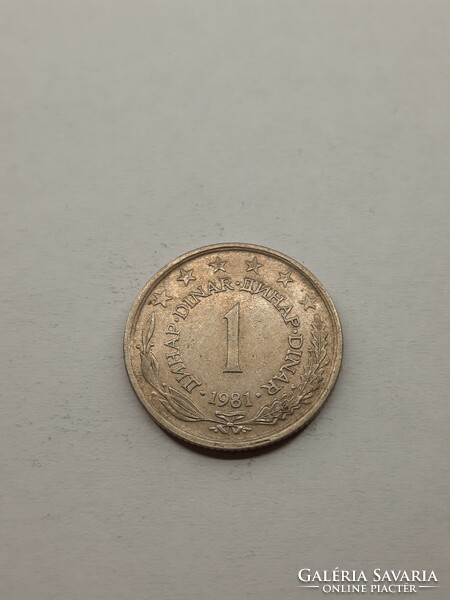 Yugoslavia 1 dinar 1981