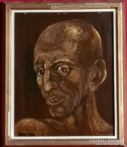 Tamás Péli (1948 - 1994): self-portrait?