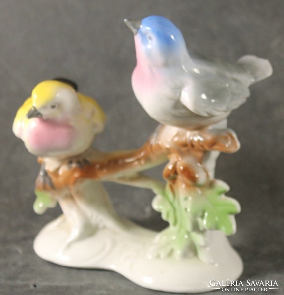 Germany sitzendorf pair of birds - porcelain figure