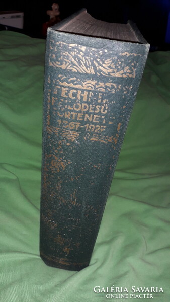 1929.Zelovich Kornél: Technikai fejlődésünk története 1867-1927 könyv a képek szerint STÁDIUM